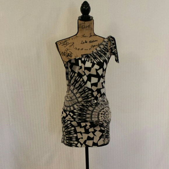 VERY cute mini dress. Neutral colors