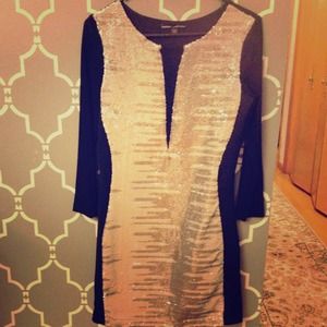 Beautiful silver sequins dress