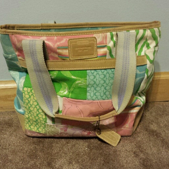 Coach patchwork purse - Picture 1 of 4