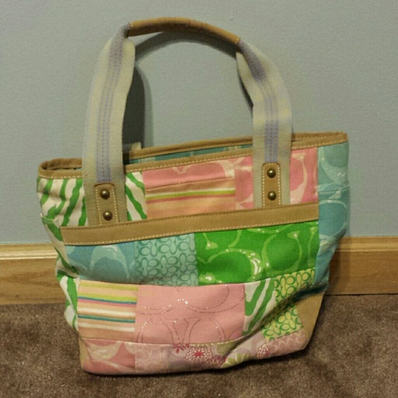 Coach patchwork purse - Picture 2 of 4