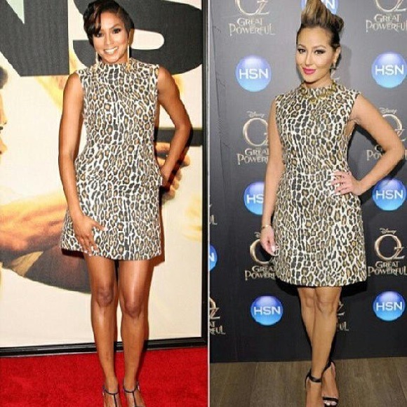 Alice and Olivia leopard print dress