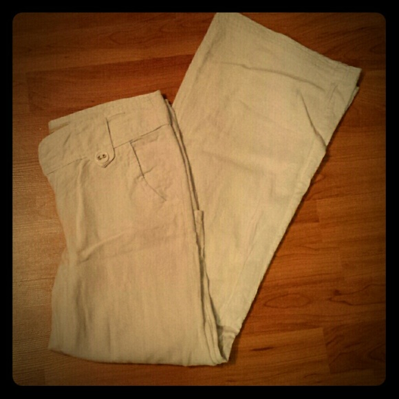 Linen pants.