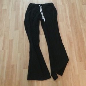 Black linen pants
