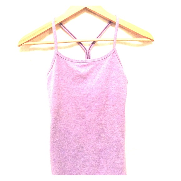 Lululemon lilac power Y workout tank