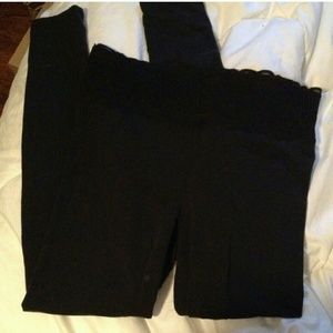 Vs lace band leggings