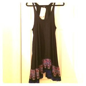 Free People ruffle bottom dress