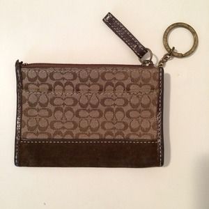 Coach key/coin wallet.