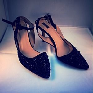 Studded Zara Studded Kitten Heel
