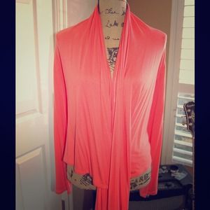 Orange Francesca's Collection Cardigan Small