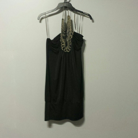 Black halter Dress - Picture 1 of 3