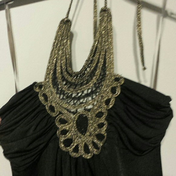 Black halter Dress - Picture 2 of 3