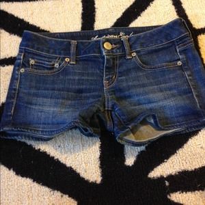 American eagle jean shorts