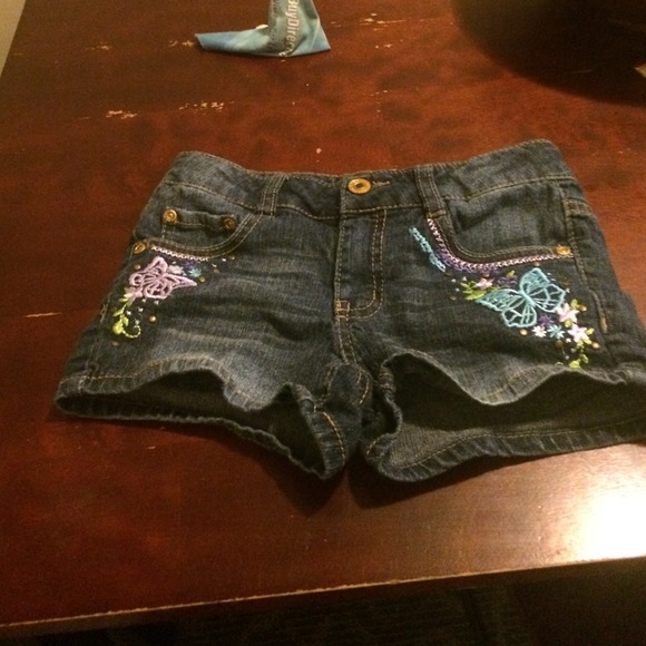 Denim shorts