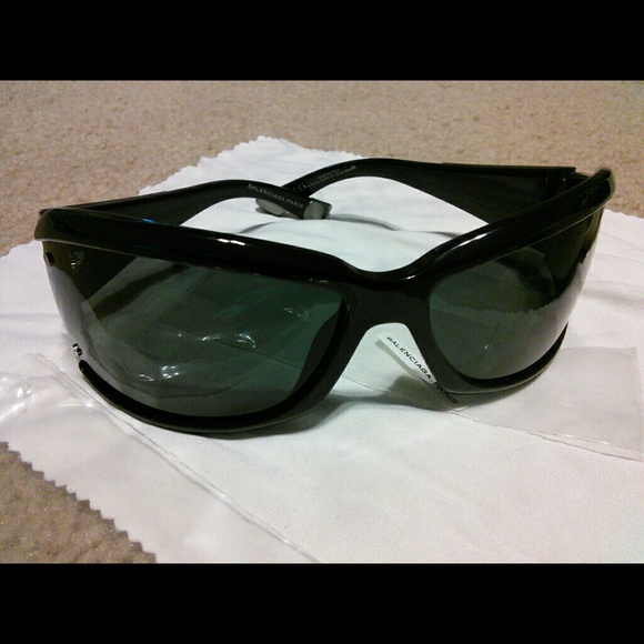 Balenciaga Accessories - Balenciaga BAL 0013/S Black on Black Sunglasses