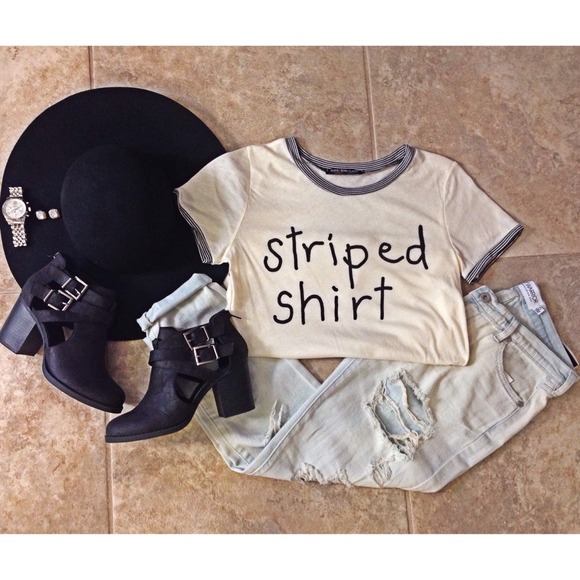 NWT Striped Shirt Tee
