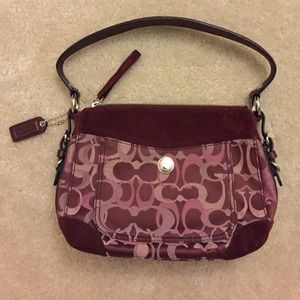 Coach purse handbag red