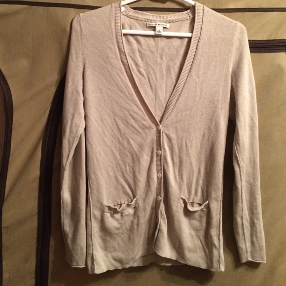 🔁 Banana Republic Tan Cardigan Size Medium