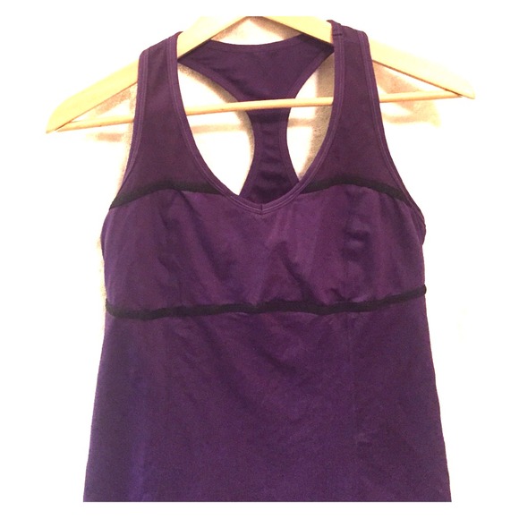 Lululemon deep purple workout tank