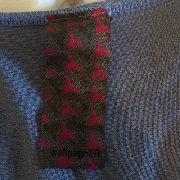 ❌SOLD❌Eyelet Blue Top - Picture 3 of 4