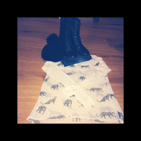 🐆cheetah print blouse🐆