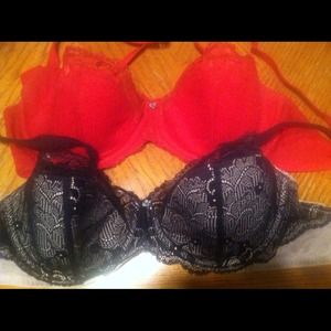2 Blackheart Lingerie Lace Bras