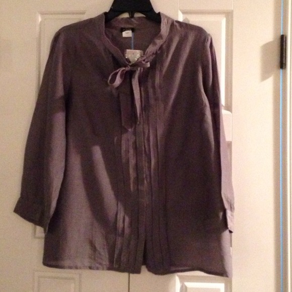 Grey Lightweight JCrew Top