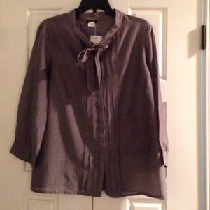 Grey Lightweight JCrew Top