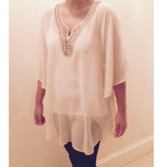 Forever - Kaftan Boho Chic Beach Style/ MEDIUM - Picture 4 of 4