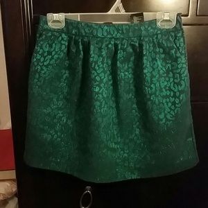 Shiny h&m mini skirt