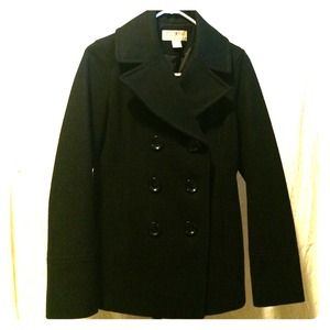 MICHAEL Michael Kors black pea coat