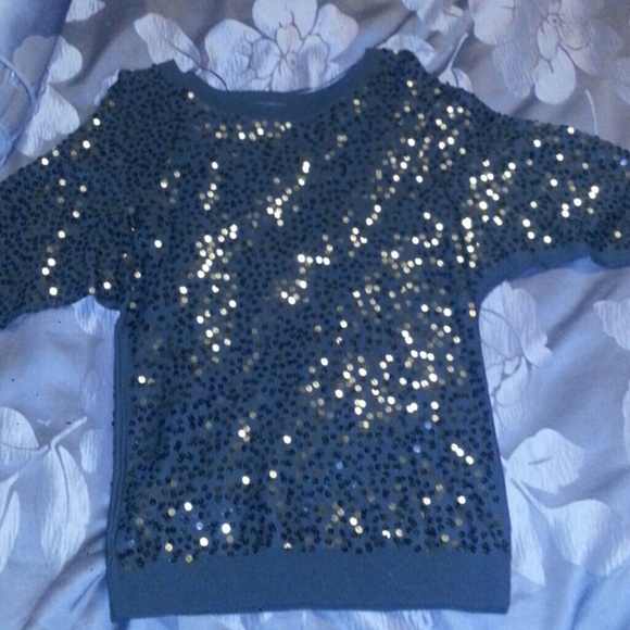 Beautiful long sleeve sequin shirt