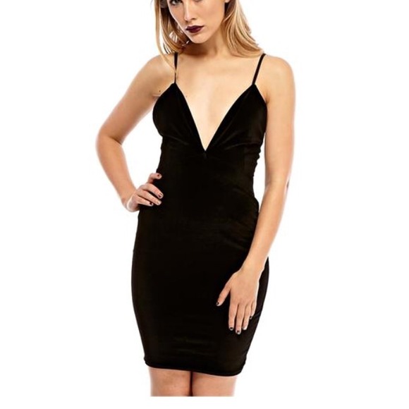 Sexy red velvet party dress