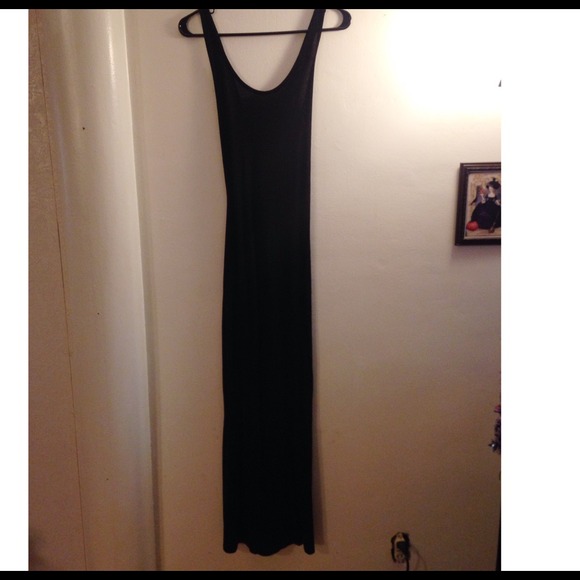 Cross Cross Open Back Maxi Dress