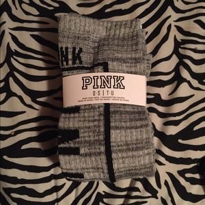 VS pink knee high socks