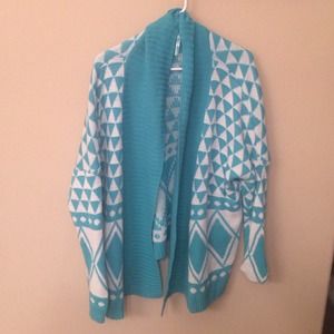 Draped cardigan