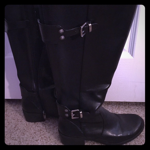 Knee high riding boots