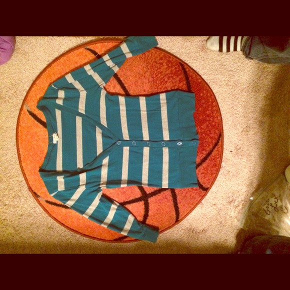 3/4 sleeve button up sweater cardigan