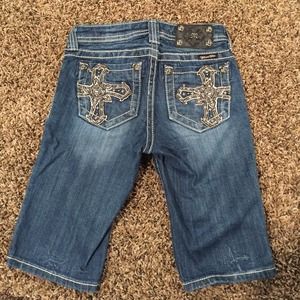 Miss Me Bermuda Shorts