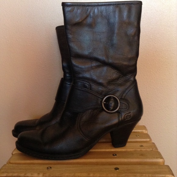 Born Leather Black Boot