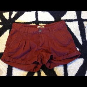 Maroon shorts