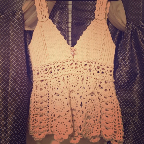 Crocheted top