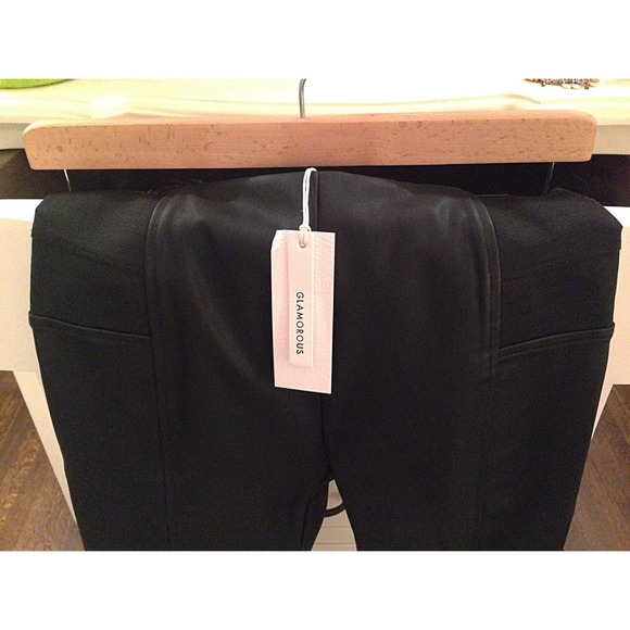 Nasty Gal Glamorous Hang Tight Leggings - Picture 2 of 2