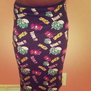 H&M form fitting skirt