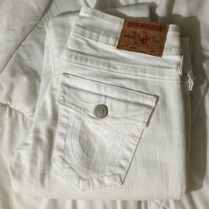 White True Religion Jeans