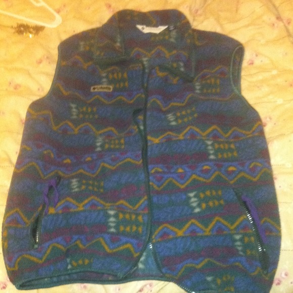 columbia aztec vest