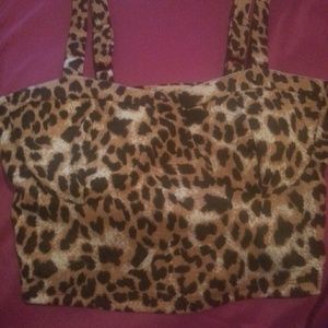 Leopard Bustier