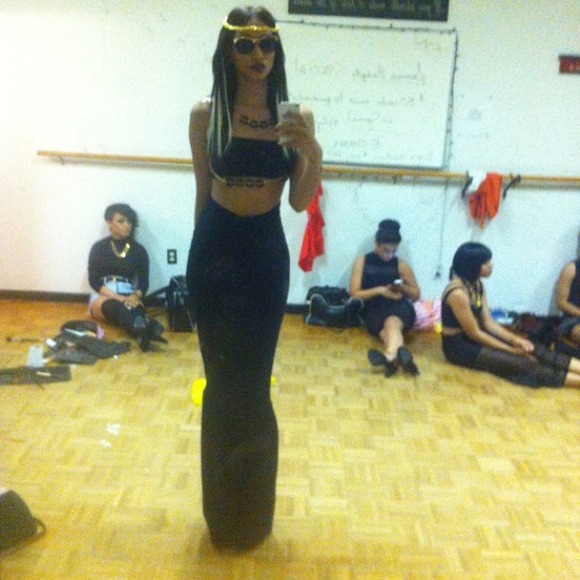 Mermaid black skirt