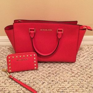 Michael Kors Red Handbag