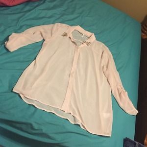 light pink chiffon shirt