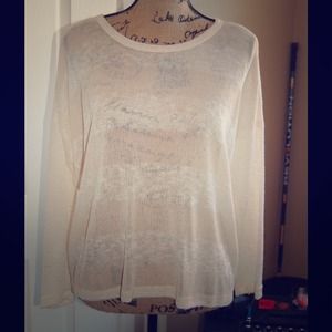 Bobeau Shadow Stripe Sweater Small